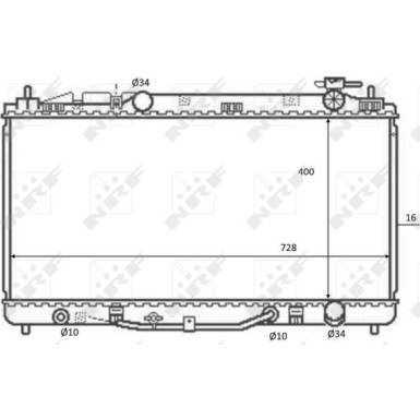 NRF | Kühler, Motorkühlung | 59079