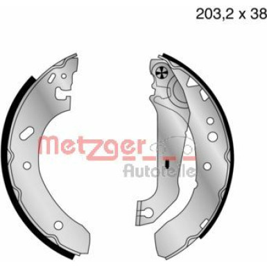 Metzger | Bremsbackensatz | MG 640