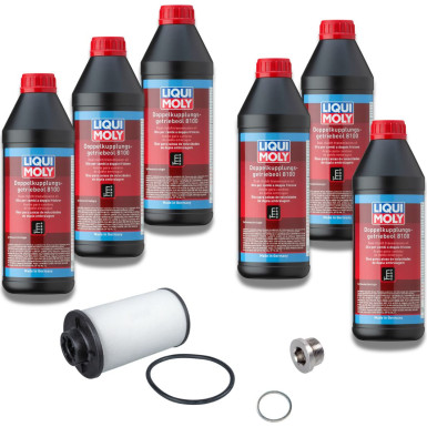 LIQUI MOLY Ölwechselkit für Automatikgetriebe für DSG 6-Gang DQ250 VW AUDI