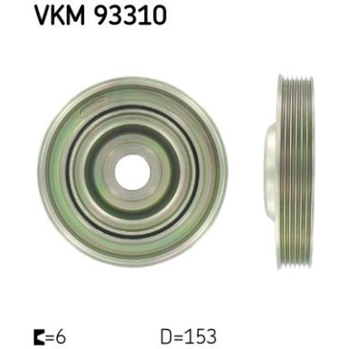 SKF | Riemenscheibe, Kurbelwelle | VKM 93310