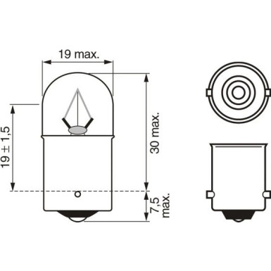 BOSCH | Glühlampe | 1 987 302 505