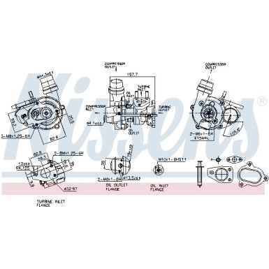 Nissens | Lader, Aufladung | 93275