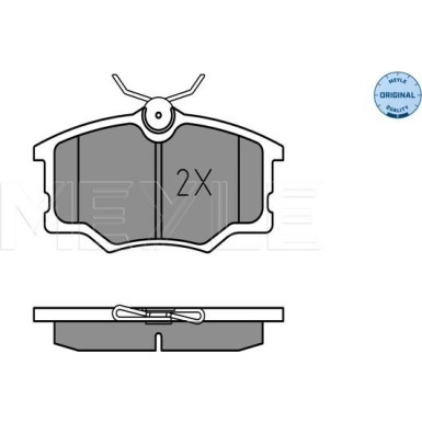 Meyle | Bremsbelagsatz, Scheibenbremse | 025 235 4616