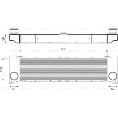 Valeo | Ladeluftkühler | 818356