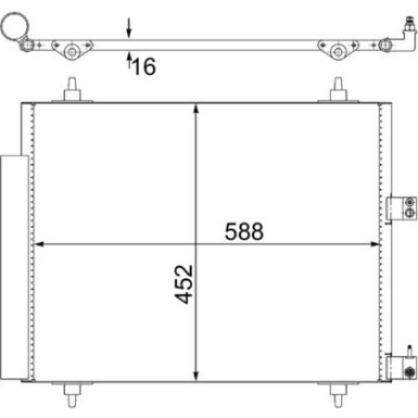 Mahle | Kondensator, Klimaanlage | AC 515 000S