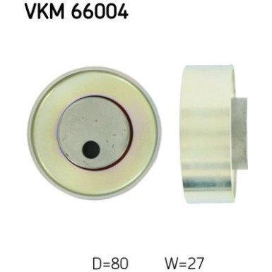 SKF | Umlenk-/Führungsrolle, Keilrippenriemen | VKM 66004