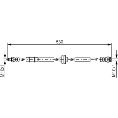 BOSCH | Bremsschlauch | 1 987 481 397