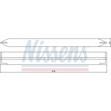 Nissens | Trockner, Klimaanlage | 95499