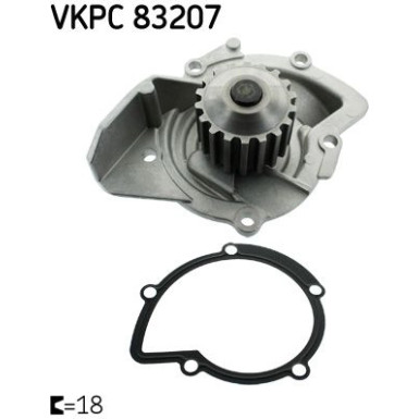 SKF | Wasserpumpe | VKPC 83207