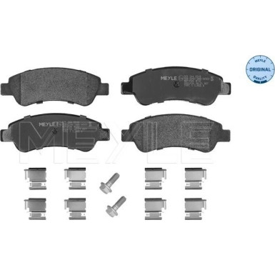 Meyle | Bremsbelagsatz, Scheibenbremse | 025 244 6519