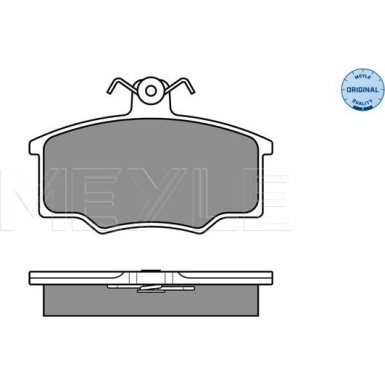 Meyle | Bremsbelagsatz, Scheibenbremse | 025 205 7419