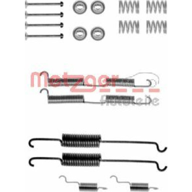 Metzger | Zubehörsatz, Bremsbacken | 105-0727