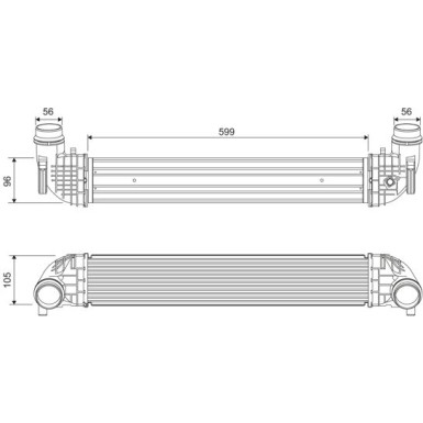 Valeo | Ladeluftkühler | 818690