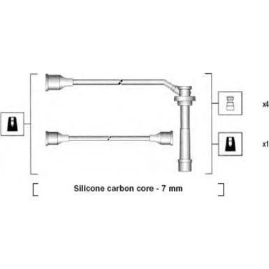 Magneti Marelli | Zündleitungssatz | 941285080844