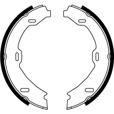 TRW | Bremsbackensatz, Feststellbremse | GS8482