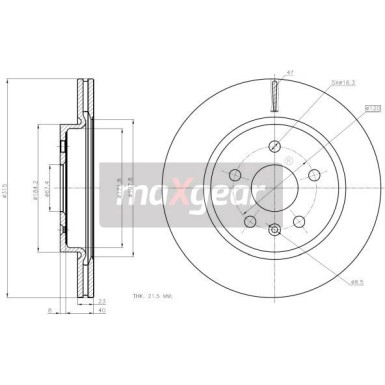 Maxgear | Bremsscheibe | 19-2368