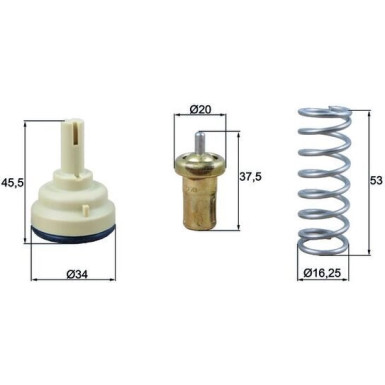 Mahle | Thermostat, Kühlmittel | TX 181 105D