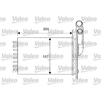 Valeo | Wärmetauscher, Innenraumheizung | 812157