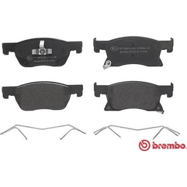 Brembo | Bremsbelagsatz, Scheibenbremse | P 59 092