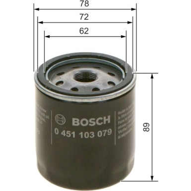 BOSCH 0 451 103 079 Ölfilter