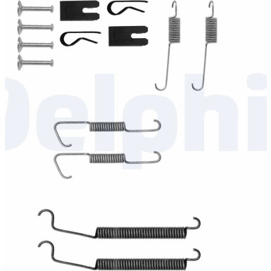 Delphi | Zubehörsatz, Bremsbacken | LY1304
