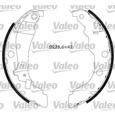 Valeo | Bremsbackensatz | 554640