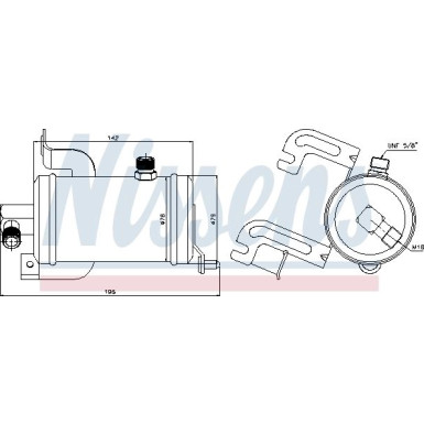 Nissens | Trockner, Klimaanlage | 95474