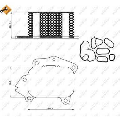 NRF | Ölkühler, Motoröl | 31333