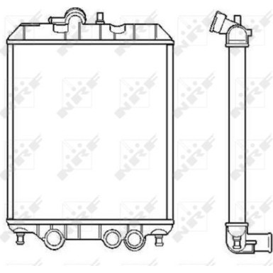 NRF | Kühler, Motorkühlung | 53618