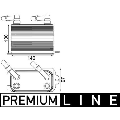 Mahle | Ölkühler, Automatikgetriebe | CLC 228 000P