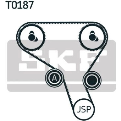 SKF | Zahnriemensatz | VKMA 06503