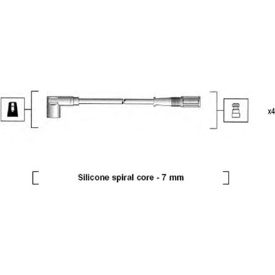 Magneti Marelli | Zündleitungssatz | 941095720610