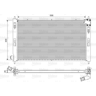 Valeo | Kühler, Motorkühlung | 701577