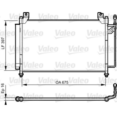 Valeo | Kondensator, Klimaanlage | 814235