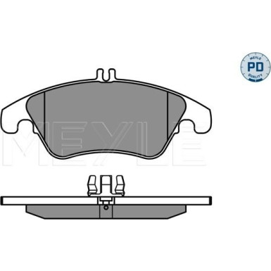 Meyle | Bremsbelagsatz, Scheibenbremse | 025 243 1019/PD