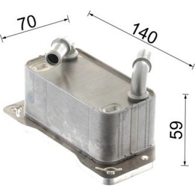 Mahle | Ölkühler, Motoröl | CLC 322 000P