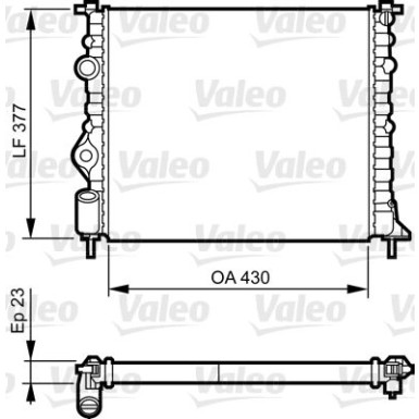 Valeo | Kühler, Motorkühlung | 731378