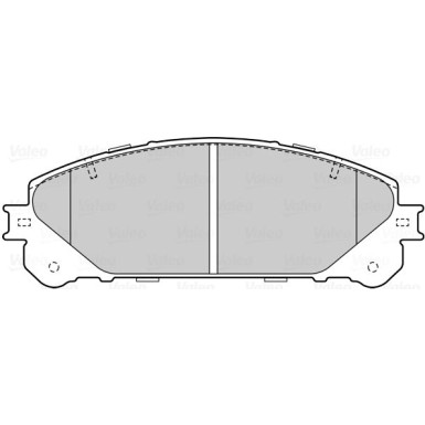 Valeo | Bremsbelagsatz, Scheibenbremse | 302224