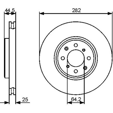 BOSCH | Bremsscheibe | 0 986 479 476