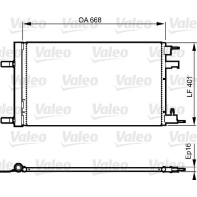 Valeo | Kondensator, Klimaanlage | 814202