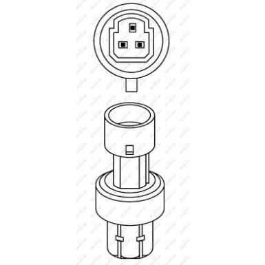 NRF | Druckschalter, Klimaanlage | 38943
