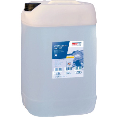 EUROLUB | Destilliertes Wasser | 25 L | 819025