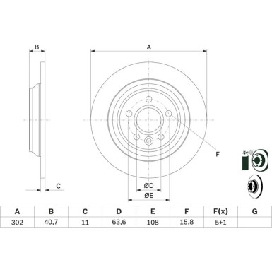 BOSCH | Bremsscheibe | 0 986 479 397