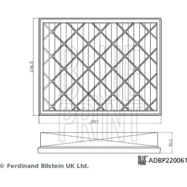 Blue Print | Luftfilter | ADBP220061