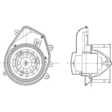 Mahle | Innenraumgebläse | AB 54 000P