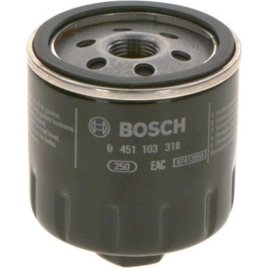 BOSCH 0 451 103 318 Ölfilter