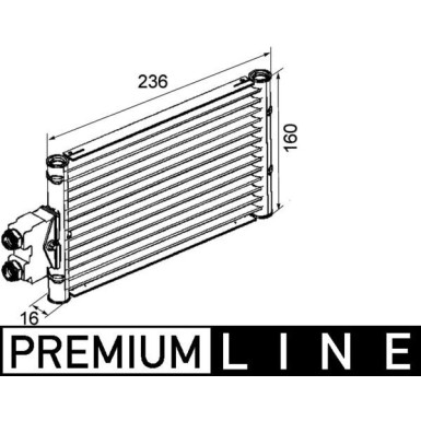 Mahle | Ölkühler, Automatikgetriebe | CLC 74 000P