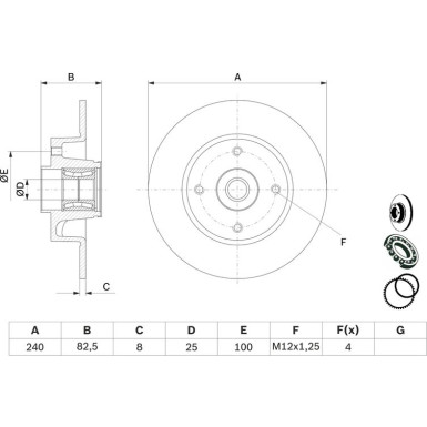 BOSCH | Bremsscheibe | 0 986 479 278