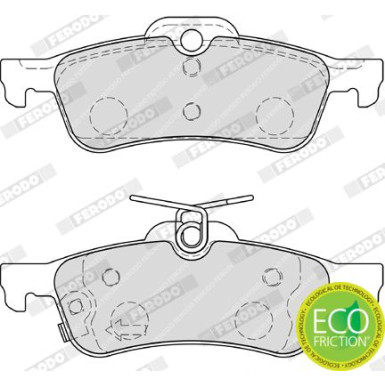 Ferodo | Bremsbelagsatz, Scheibenbremse | FDB4041