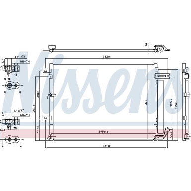 Nissens | Kondensator, Klimaanlage | 940675